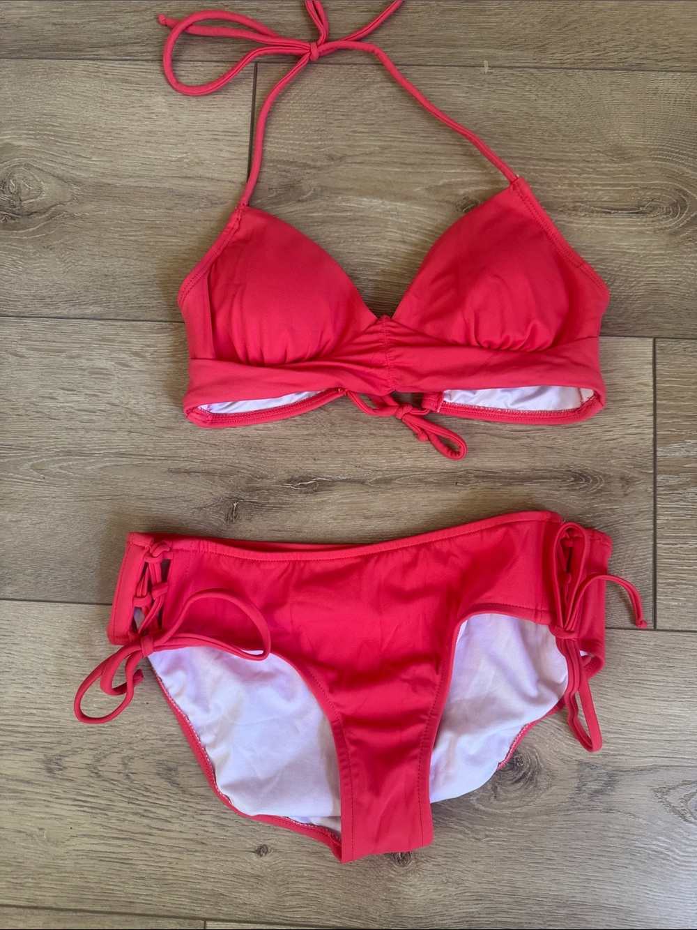 Women Swim Two-Piece Halter Swim Set Size 4 Excellent condition